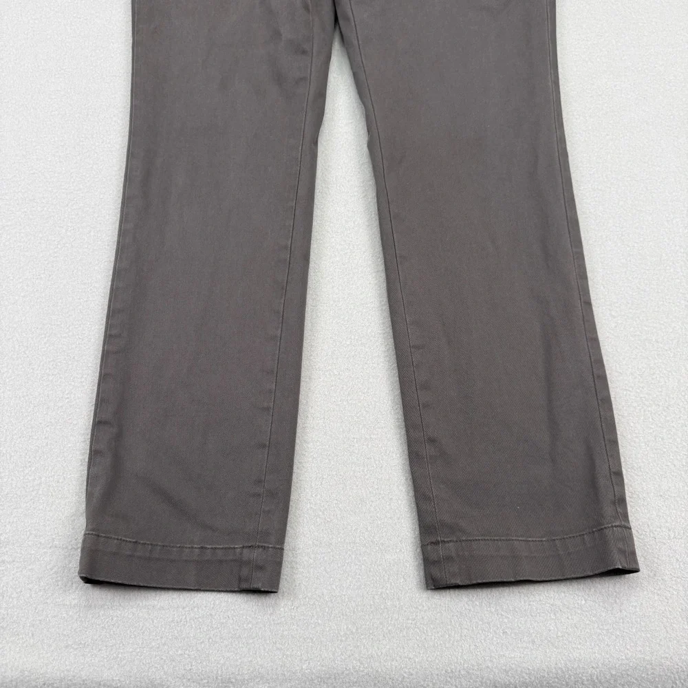 Banana Republic Chino Pants Men 31x30 Charcoal Gray Fulton Slim Straight Stretch